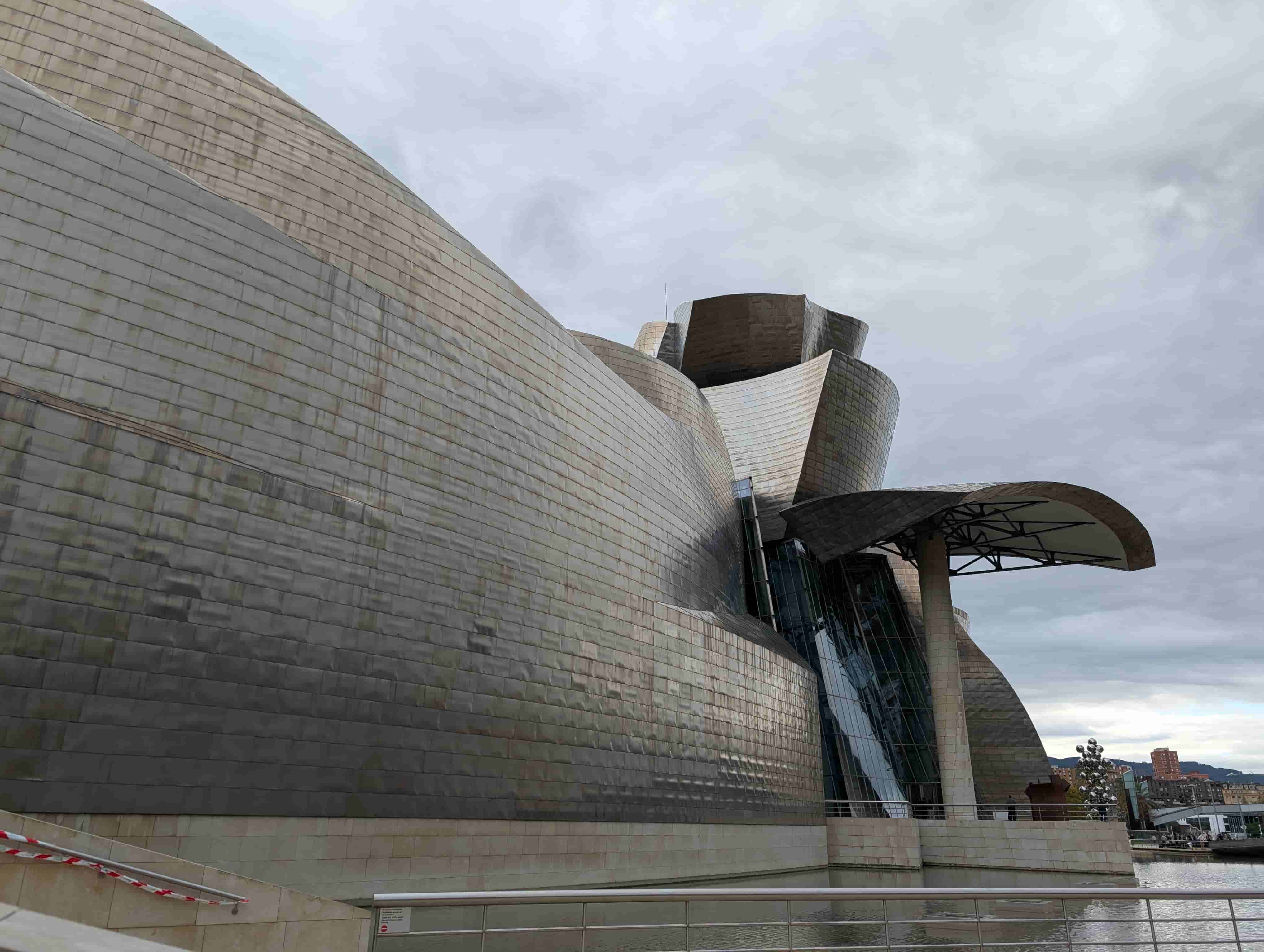 Northern exterior of the Guggenheim.